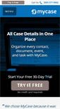 Mobile Screenshot of mycase.com