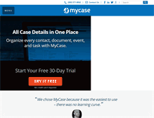 Tablet Screenshot of mycase.com